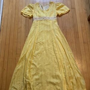 Handmade 1970s Full Length Maxi Dress